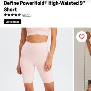 Fabletics Define PowerHold® High-Waisted 9'' Short